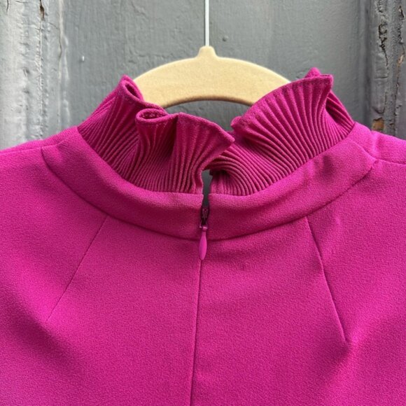 Co collection pink ruffle collar blouse, size Sm - Picture 4 of 8